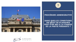 Procédure administrative et droit de plaidoirie